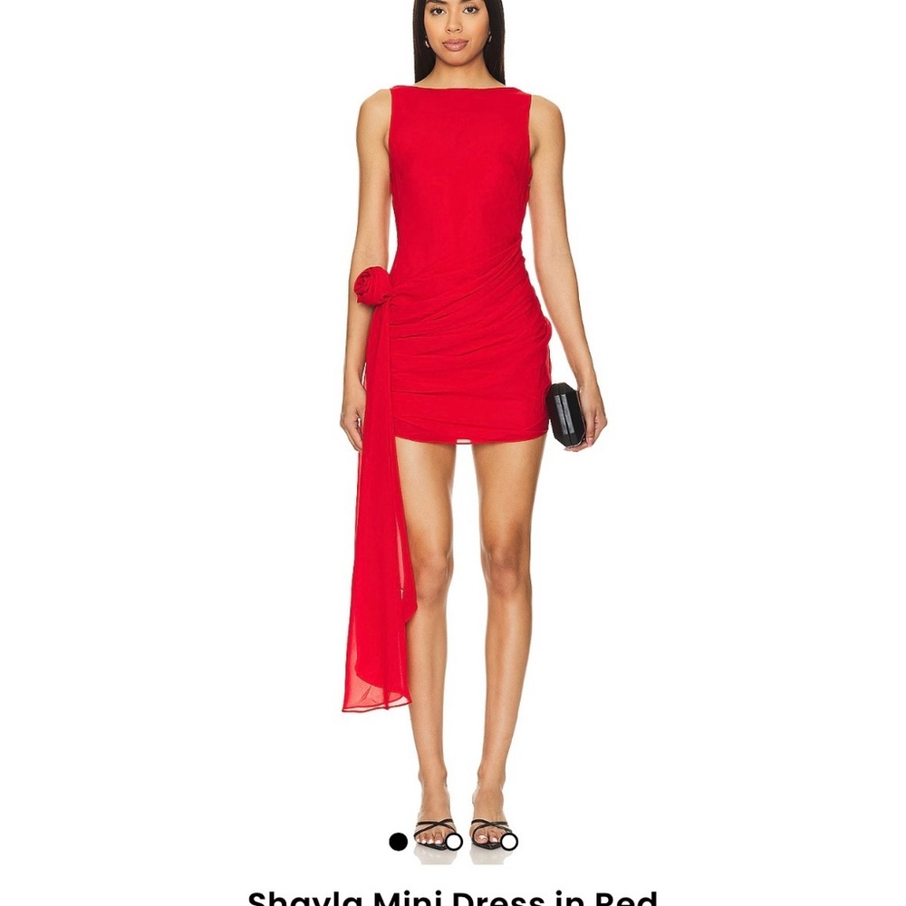 Shayla Mini Dress in Red